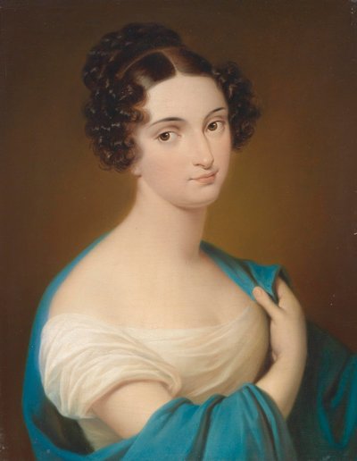 Portret van Maria Despina Nitto (1795 - 1866) door Karl von Saar